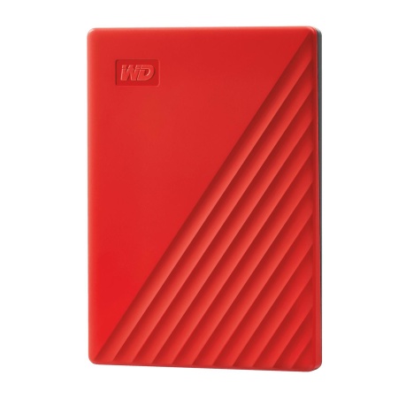 External HDD WESTERN DIGITAL My Passport 2TB USB 2.0 USB 3.0 USB 3.2 Colour Red WDBYVG0020BRD-WESN