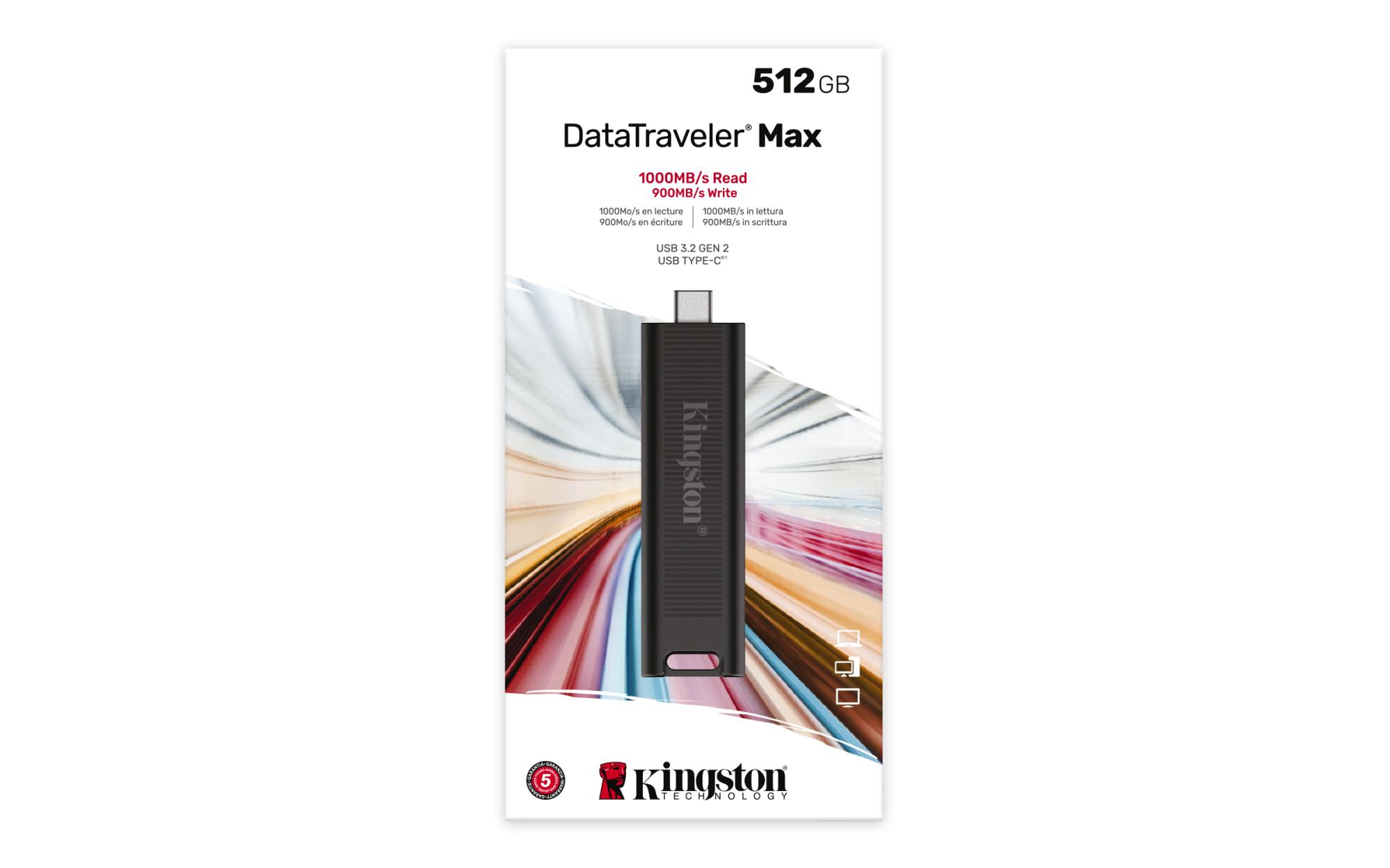 MEMORY DRIVE FLASH USB3.2/512GB DTMAX/512GB KINGSTON - Image 12