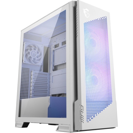 Case MSI ATX/micro ATX/Mini-ITX/EATX White Midi Tower PC VELOX300RAIRFLOWPZWH