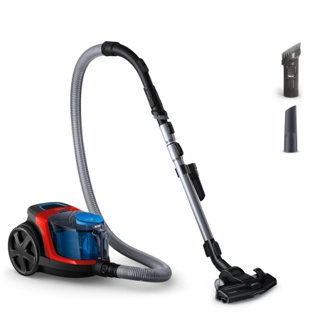 Vacuum Cleaner PHILIPS FC9330/09 Canister/Bagless 900 Watts Capacity 1.5 l Noise 76 dB Black / Red Weight 4.5 kg FC9330/09