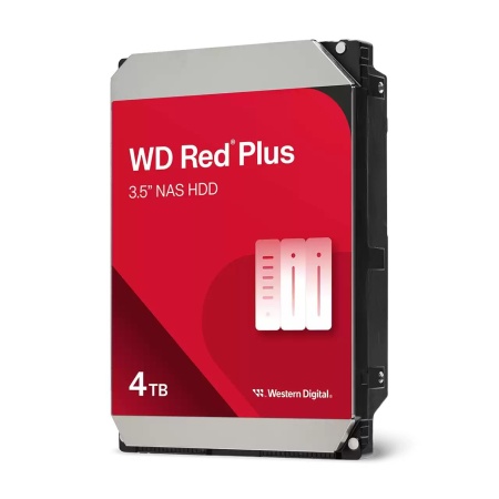 HDD WESTERN DIGITAL Red Plus 4TB 128 MB 5400 rpm 3,5" WD40EFZZ
