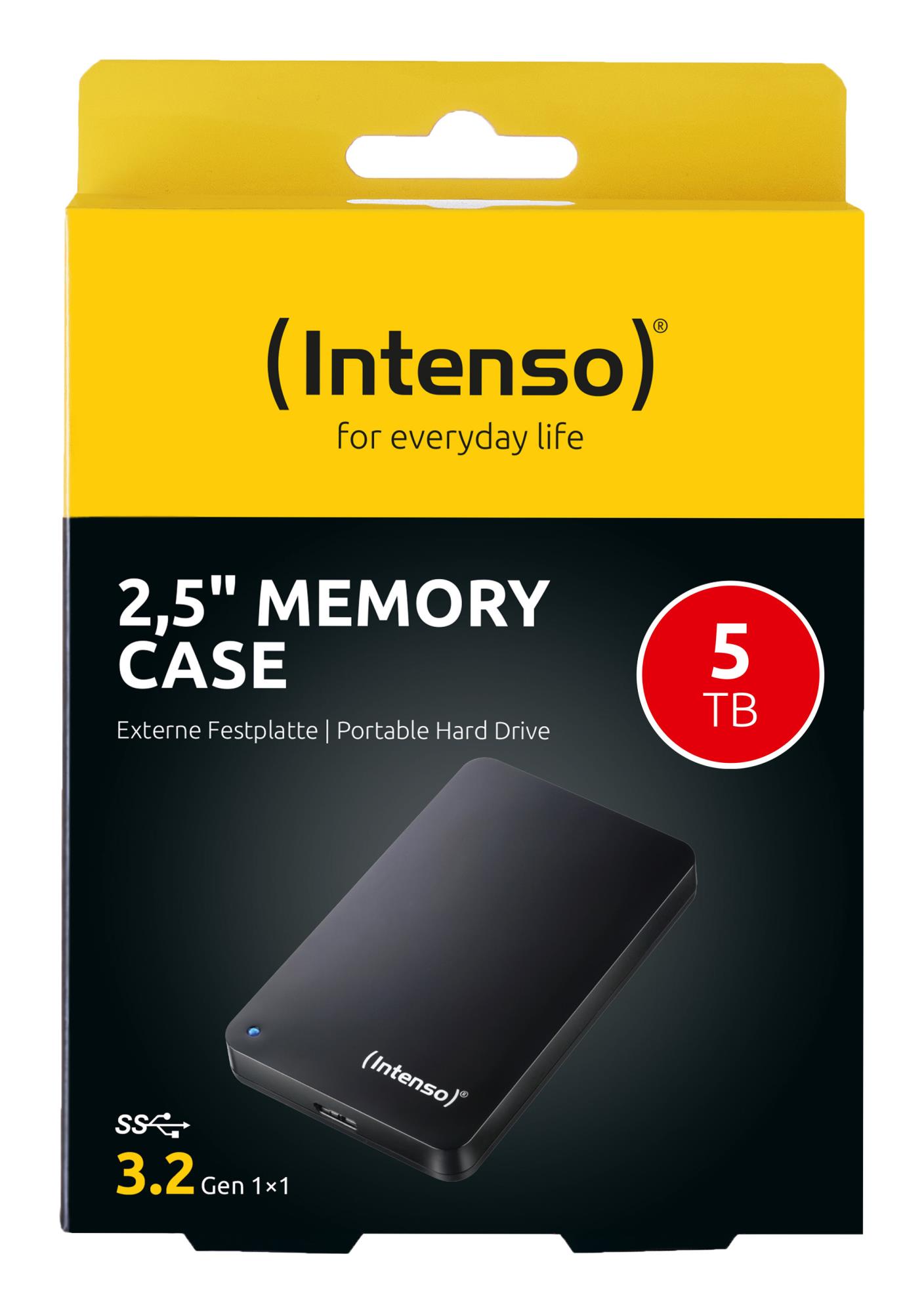 External HDD INTENSO 6021513 5TB USB 3.0 Colour Black 6021513 - Image 2