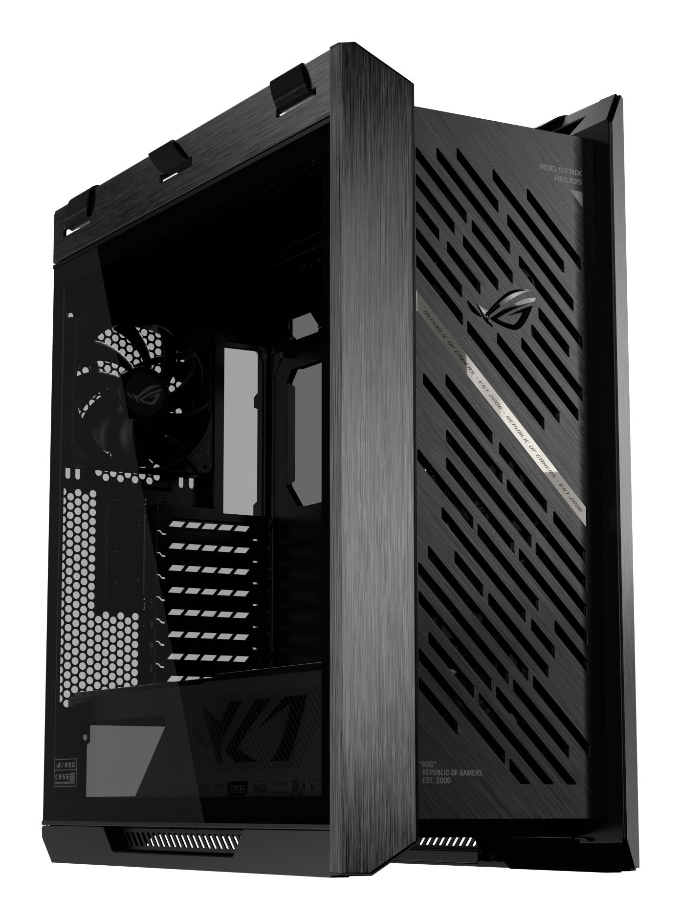 Case ASUS ATX/micro ATX/Mini-ITX/EATX Black Midi Tower PC ROG Strix Helios II GX601S/BK/TGROGSTRIXHELIO