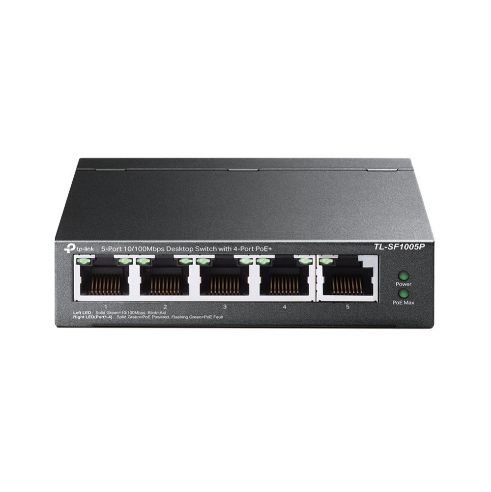 Switch TP-LINK Desktop/pedestal 5x10Base-T / 100Base-TX PoE ports 4 TL-SF1005P - Image 5