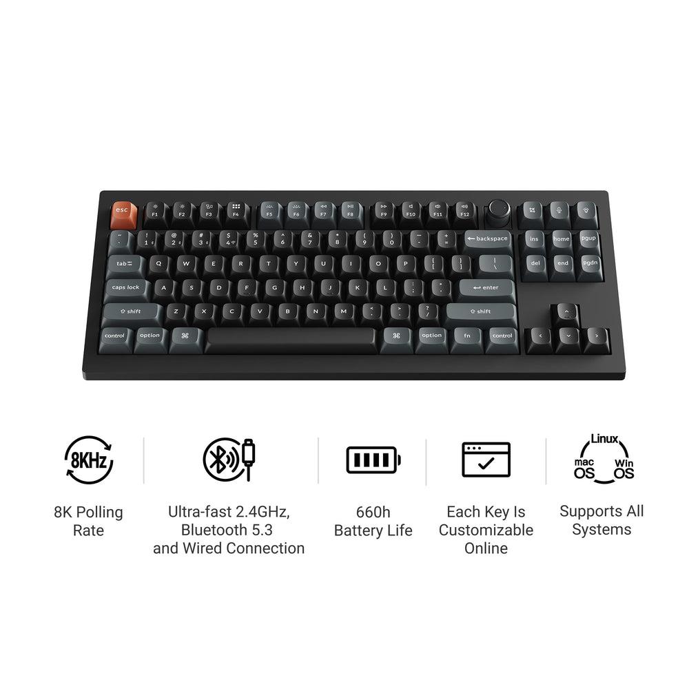 KEYBOARD WRL V3 ULTRA/BLACK V3U-D1 KEYCHRON - Image 2