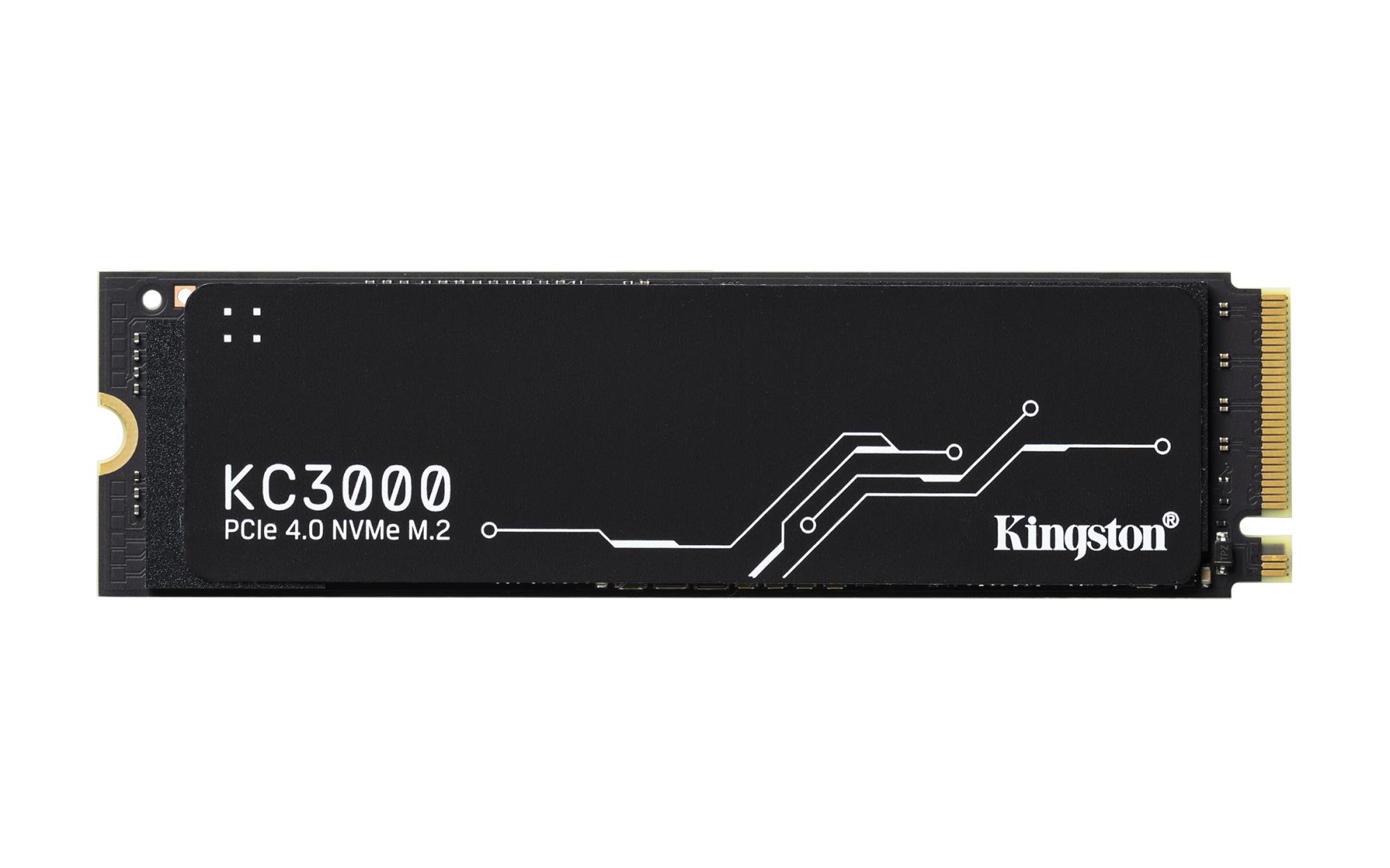 SSD KINGSTON KC3000 4TB M.2 PCIE NVMe 3D TLC Write speed 7000 MBytes/sec Read speed 7000 MBytes/sec 3.5mm MTBF 1800000 hours SKC3000D/4096G