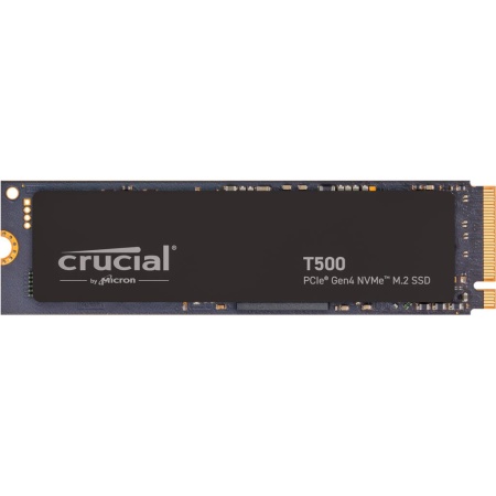 SSD CRUCIAL 600xTBW rating Read speed 7300 MB/s Write speed 6800 MB/s NVMe Yes PCI Express 4.0 M.2 1000 GB Crucial T500 Gen4 1TB (CT1000T500SSD8) T500 CT1000T500SSD8