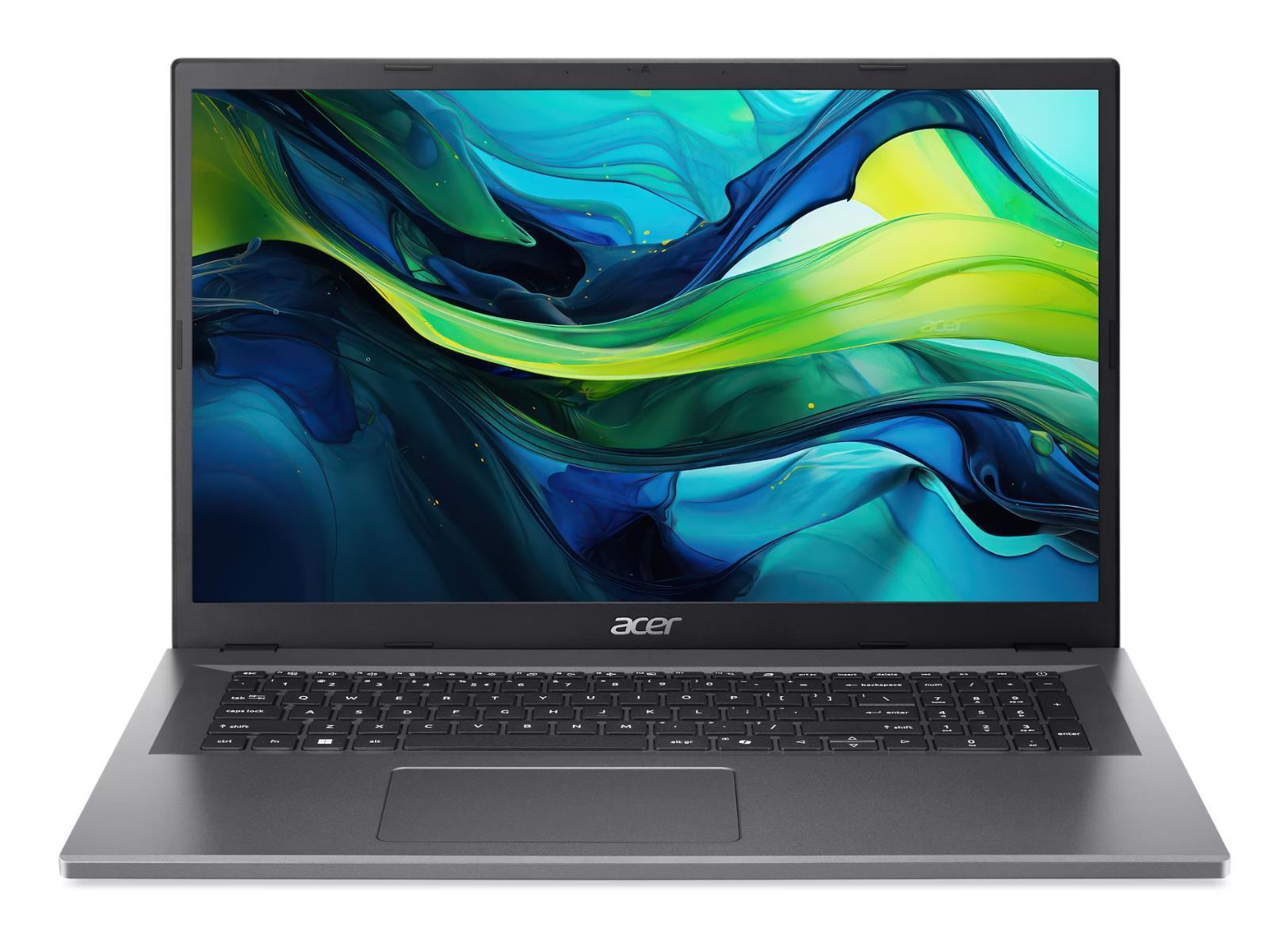 Notebook ACER Aspire Go 17 CPU Intel® N N150 17.3 " 1920 x 1080 pixels RAM 8 GB LPDDR5-SDRAM SSD 128 GB Discrete graphics Not available On-board graphics Yes Keyboard language English OS installed Windows 11 Home in S mode Colour Grey Weight 2.035 kg NX.J4LEL.001