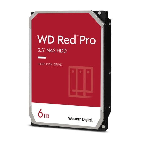 HDD WESTERN DIGITAL Red Pro 6TB SATA 3.0 256 MB 7200 rpm 3,5" WD6005FFBX
