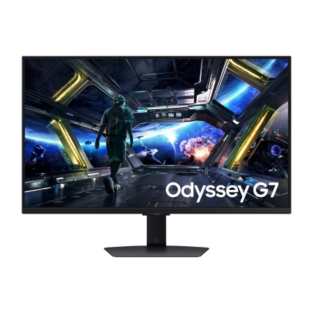 LCD Monitor SAMSUNG Odyssey G7 32" Gaming Panel IPS 3840x2160 16:9 144Hz 1 ms Speakers Swivel Pivot Height adjustable Tilt Colour Black LS32DG702EUXDU
