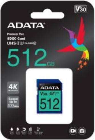 MEMORY SDXC 512GB V30/ASDX512GUI3V30S-R ADATA - Image 3
