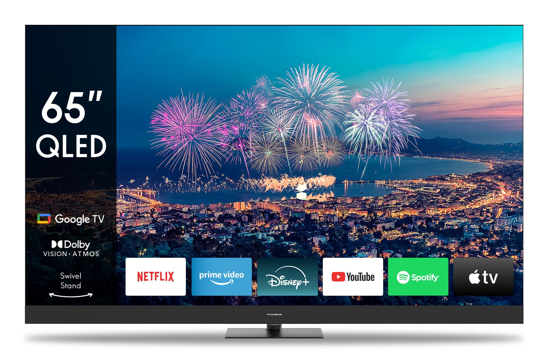 TV Set THOMSON 65 " 4K Ultra HD 3840 x 2160 pixels Flat 16:9 QLED 65QG6C14
