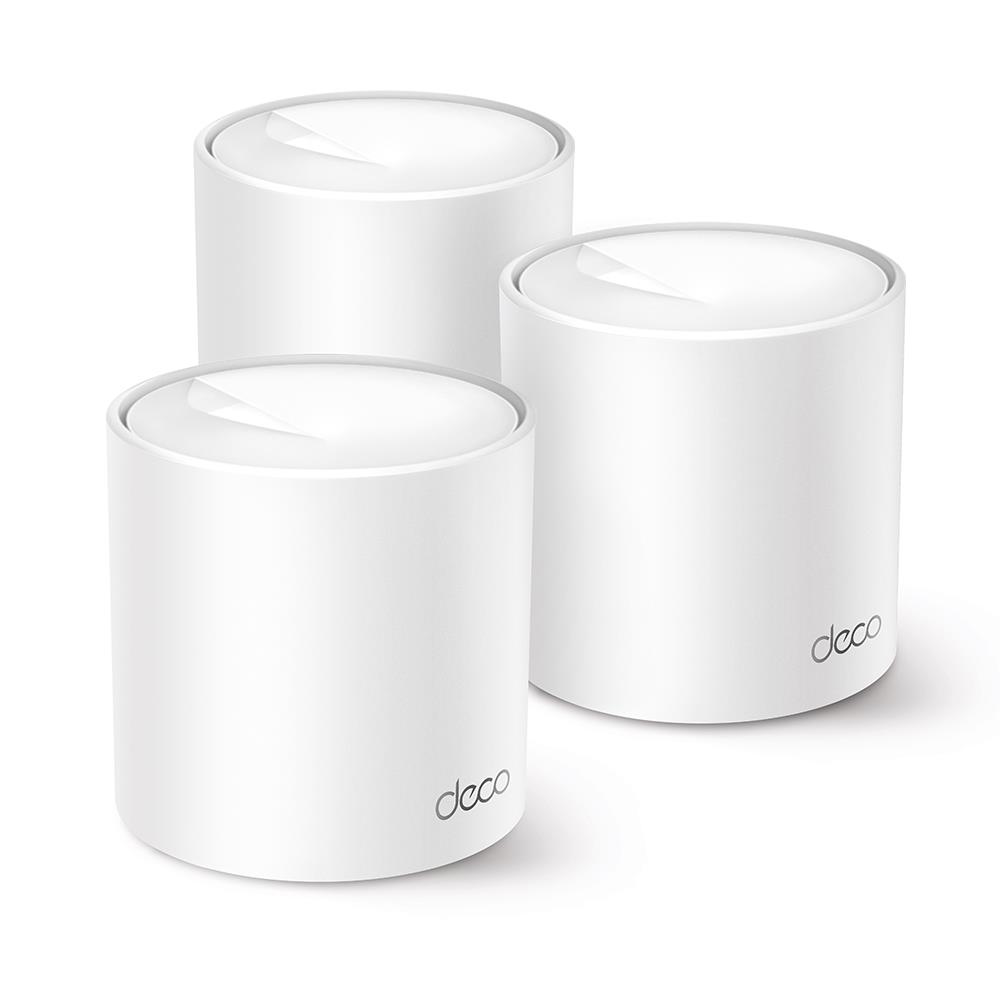 Wireless Router TP-LINK Wireless Router 1500 Mbps Mesh Wi-Fi 6 1x10/100/1000M 1x2.5GbE DHCP DECOX10(3-PACK) - Image 2