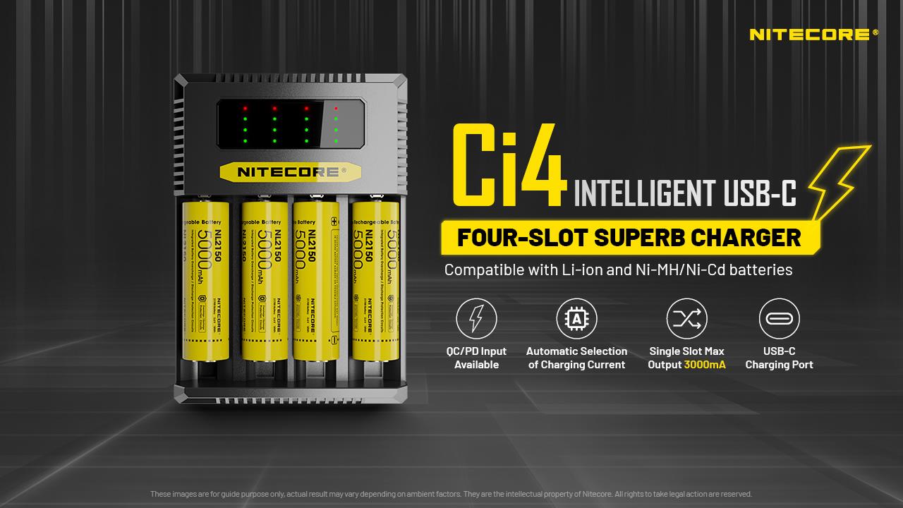 BATTERY CHARGER 4-SLOT/CI4 NITECORE - Image 7