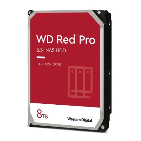 HDD WESTERN DIGITAL Red Pro 8TB SATA 3.0 256 MB 7200 rpm 3,5" WD8005FFBX
