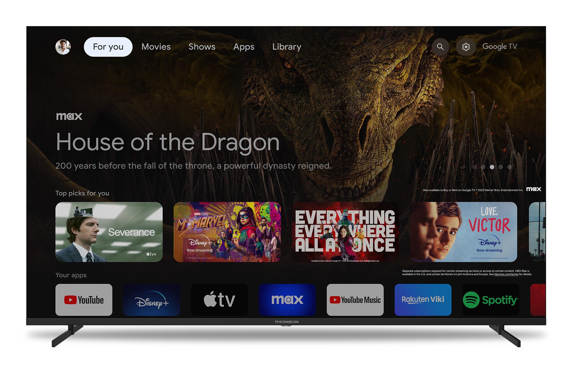 TV Set THOMSON 65 " 4K Ultra HD 3840 x 2160 pixels Flat 16:9 LED 65UG4S14