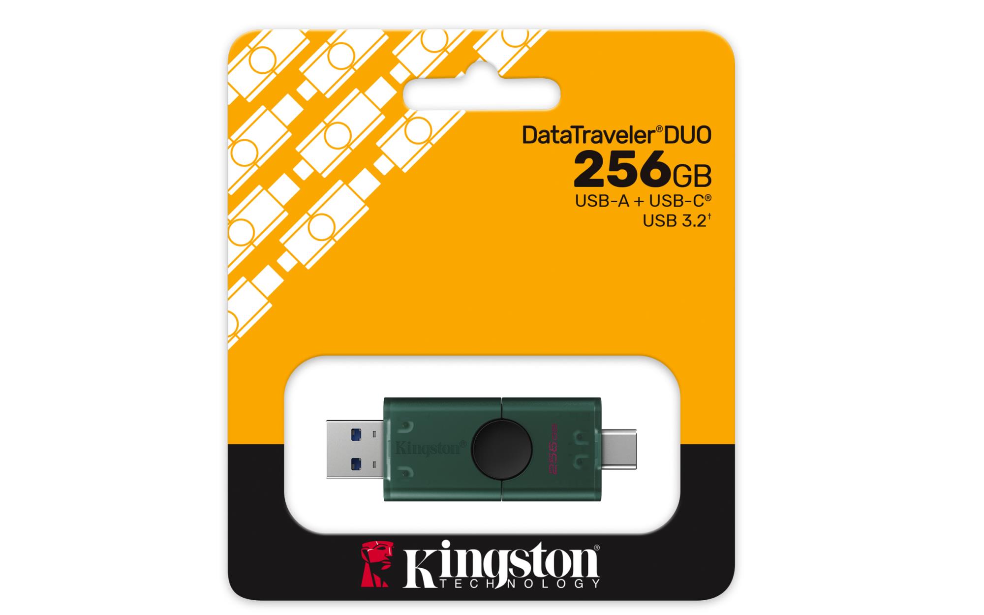MEMORY DRIVE FLASH USB-A/USB-C/256G DUO DTDEG2/256GB KINGSTON - Image 9