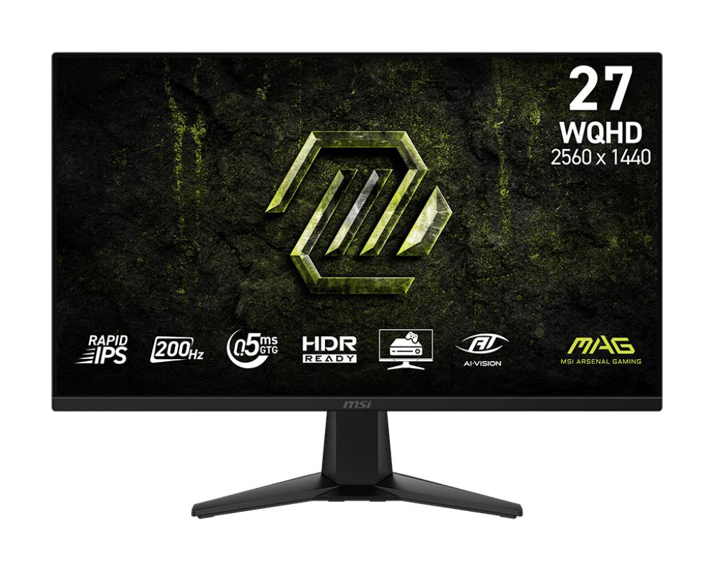LCD Monitor MSI 27 " 2560 x 1440 pixels Wide Quad HD Native aspect ratio 16:9 LCD Flat MAG275QFE20
