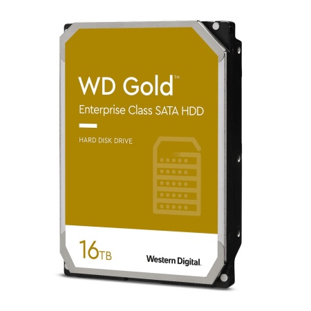 HDD WESTERN DIGITAL Gold 16TB SATA 3.0 512 MB 7200 rpm 3,5" WD161KRYZ