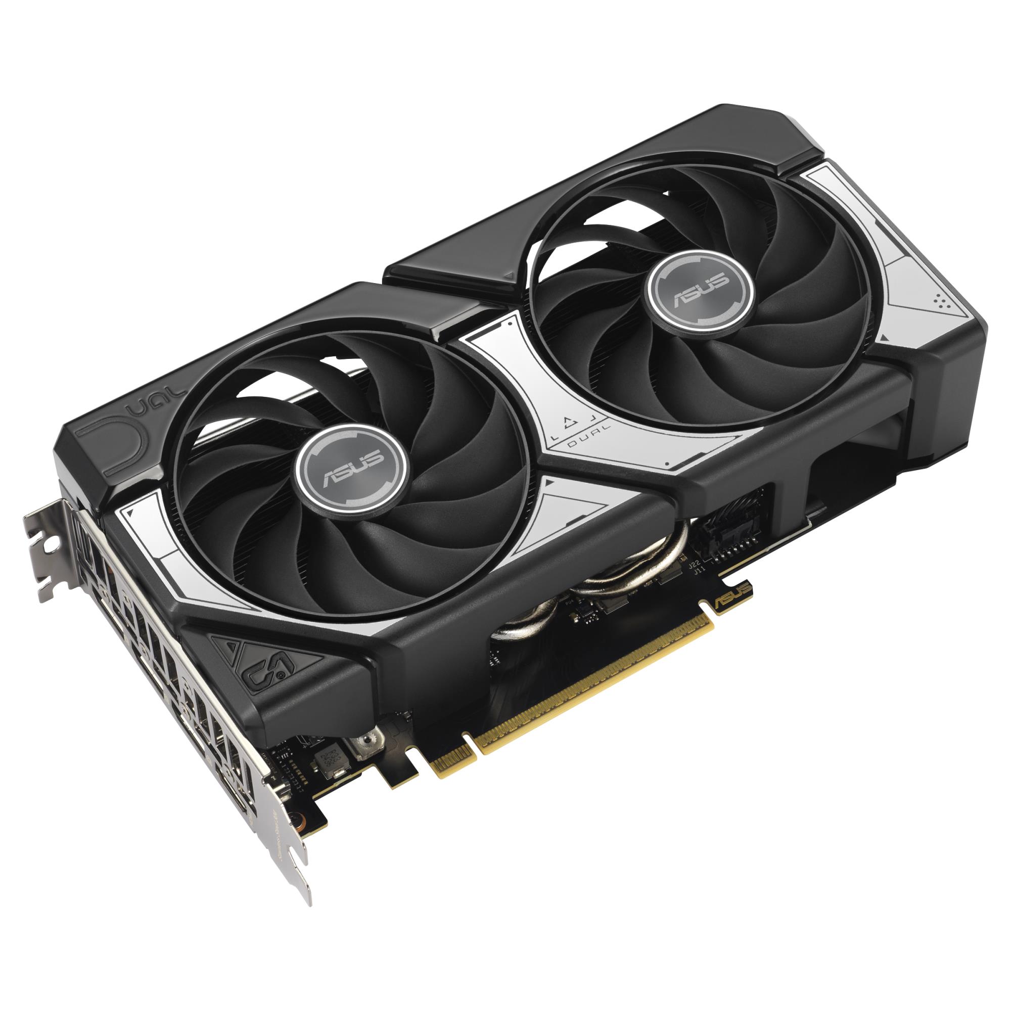 Graphics Card ASUS NVIDIA GeForce RTX 5060 Ti 8 GB GDDR7 128 bit PCIE 5.0 16x Dual Slot Fansink 1xHDMI 3xDisplayPort DUAL-RTX5060TI-O8G