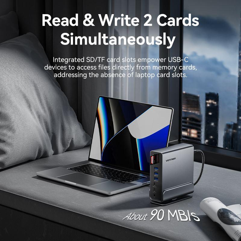 NB ACC DOCKING STATION 15IN1/USB-C MST TPUH0 VENTION - Image 10