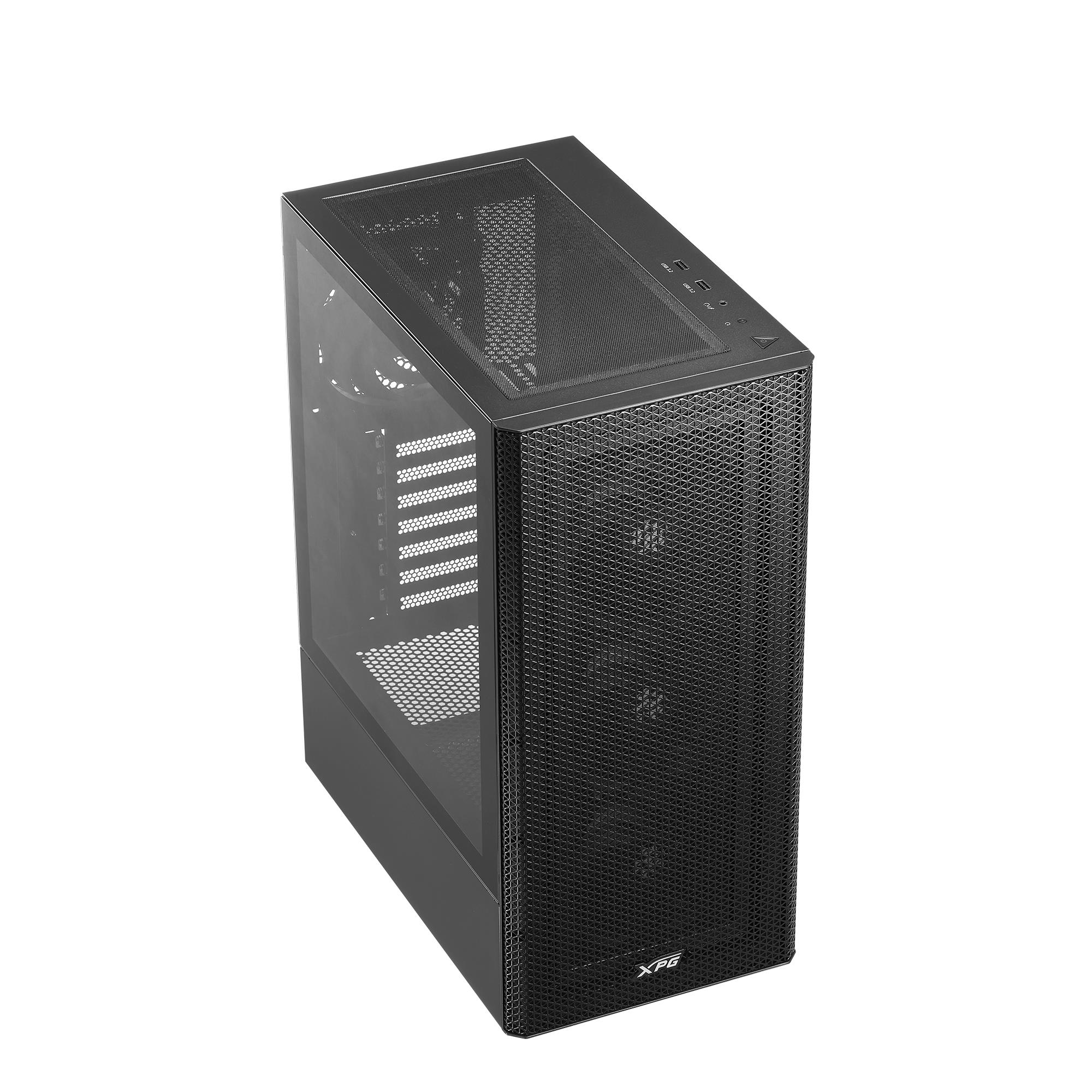 Case ADATA VALOR MESH MidiTower Case product features Transparent panel ATX MicroATX MiniITX Colour Black VALORMESHMT-BKCWW - Image 6