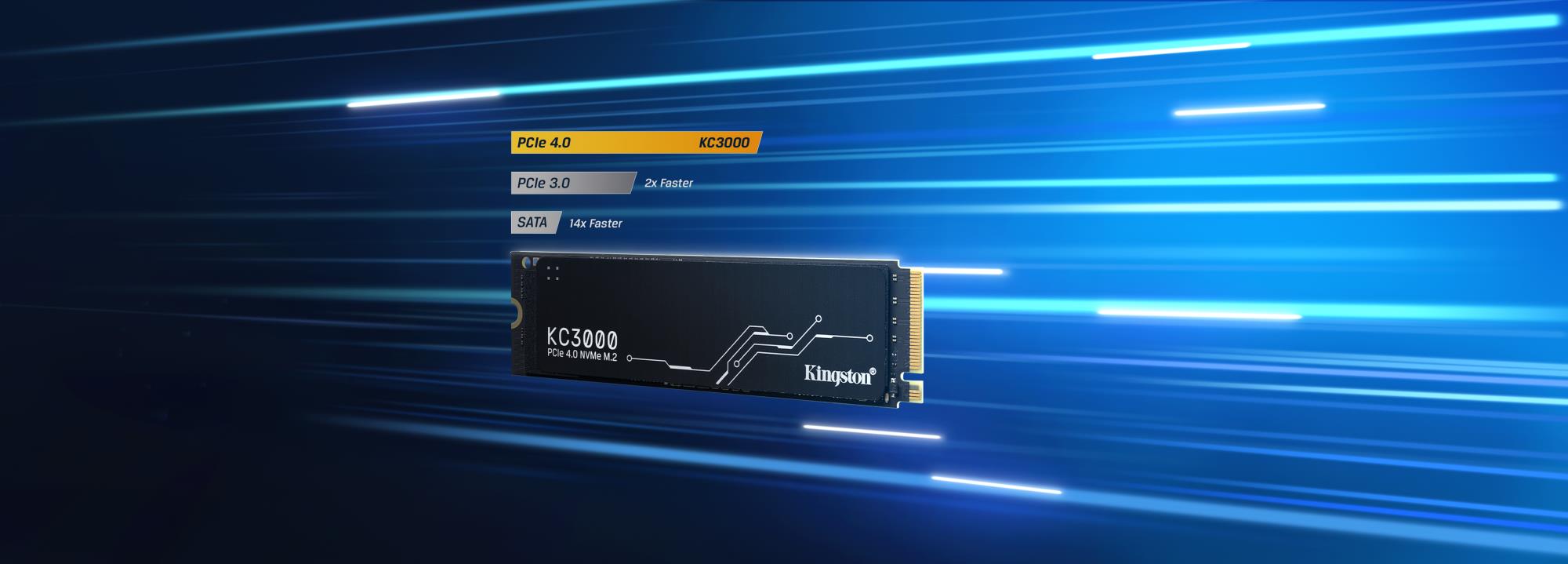 SSD KINGSTON KC3000 2TB M.2 NVMe 3D TLC Write speed 7000 MBytes/sec Read speed 7000 MBytes/sec MTBF 1800000 hours SKC3000D/2048G - Image 8