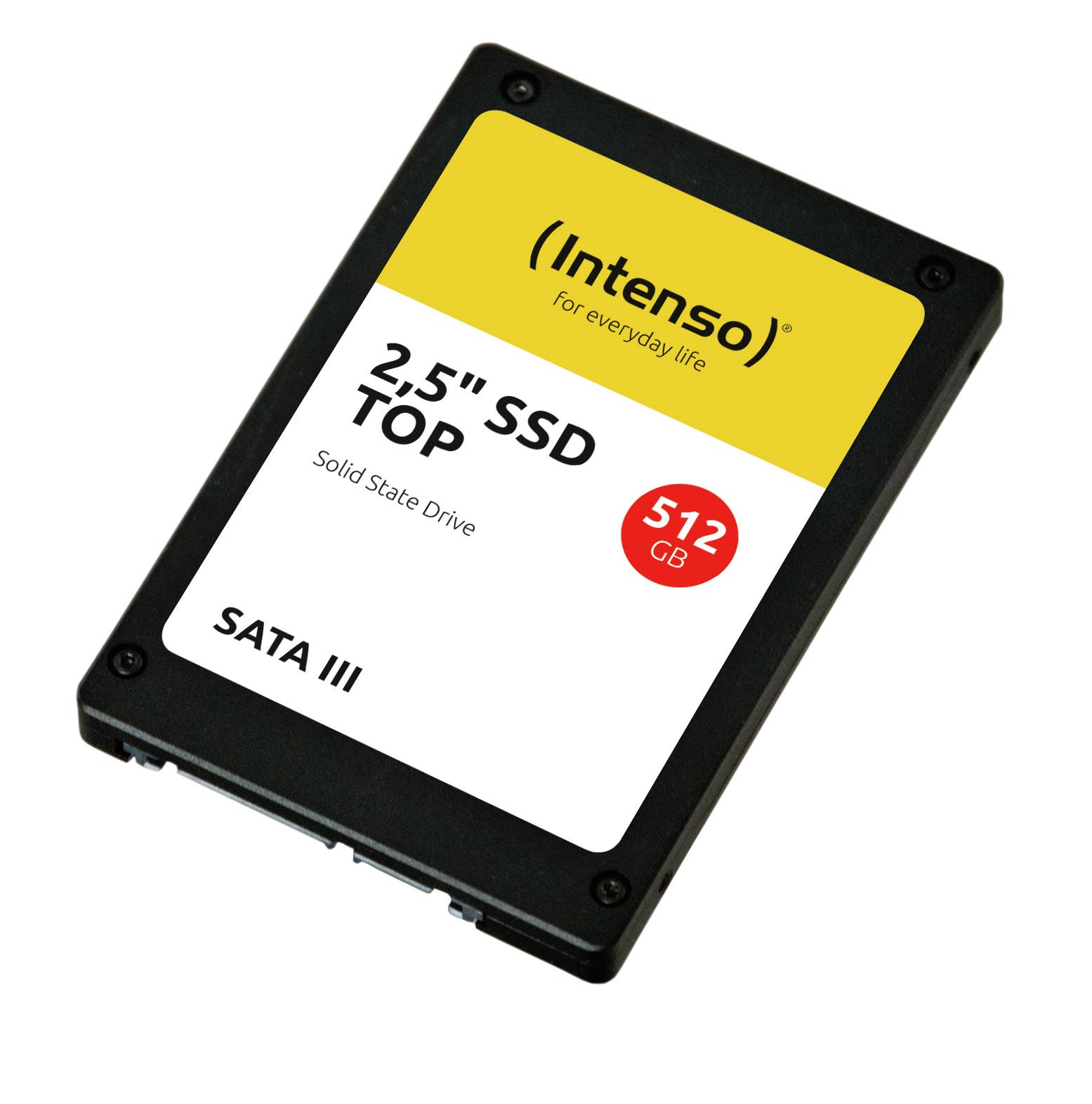 SSD INTENSO 512 GB Serial ATA III Write speed 500 MB/s Read speed 550 MB/s 2.5" MTBF 2000000 h 3812450 - Image 2