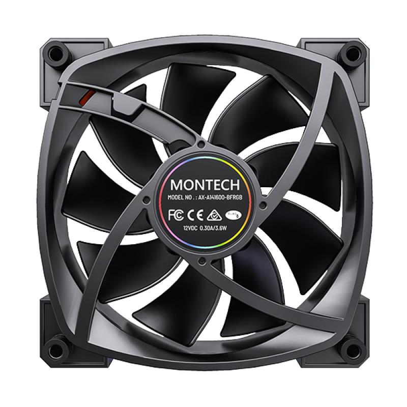 CASE FAN 140MM/RX140 PWM BLACK MONTECH - Image 6