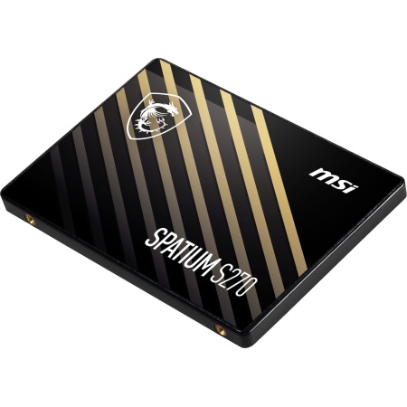 SSD MSI SPATIUM S270 480GB SATA 3D NAND Write speed 450 MBytes/sec Read speed 500 MBytes/sec 2,5" TBW 250 TB MTBF 2000000 hours S78-440E350-P83