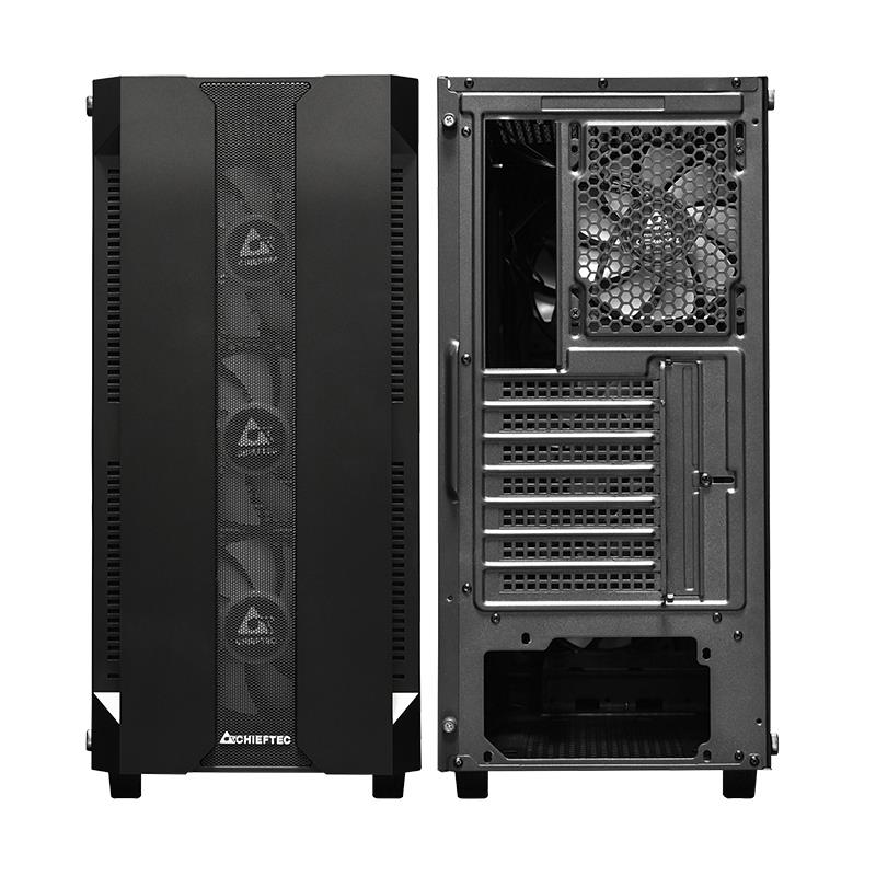 Case CHIEFTEC HUNTER MidiTower Not included ATX MiniITX Colour Black GS-01B-OP - Image 26