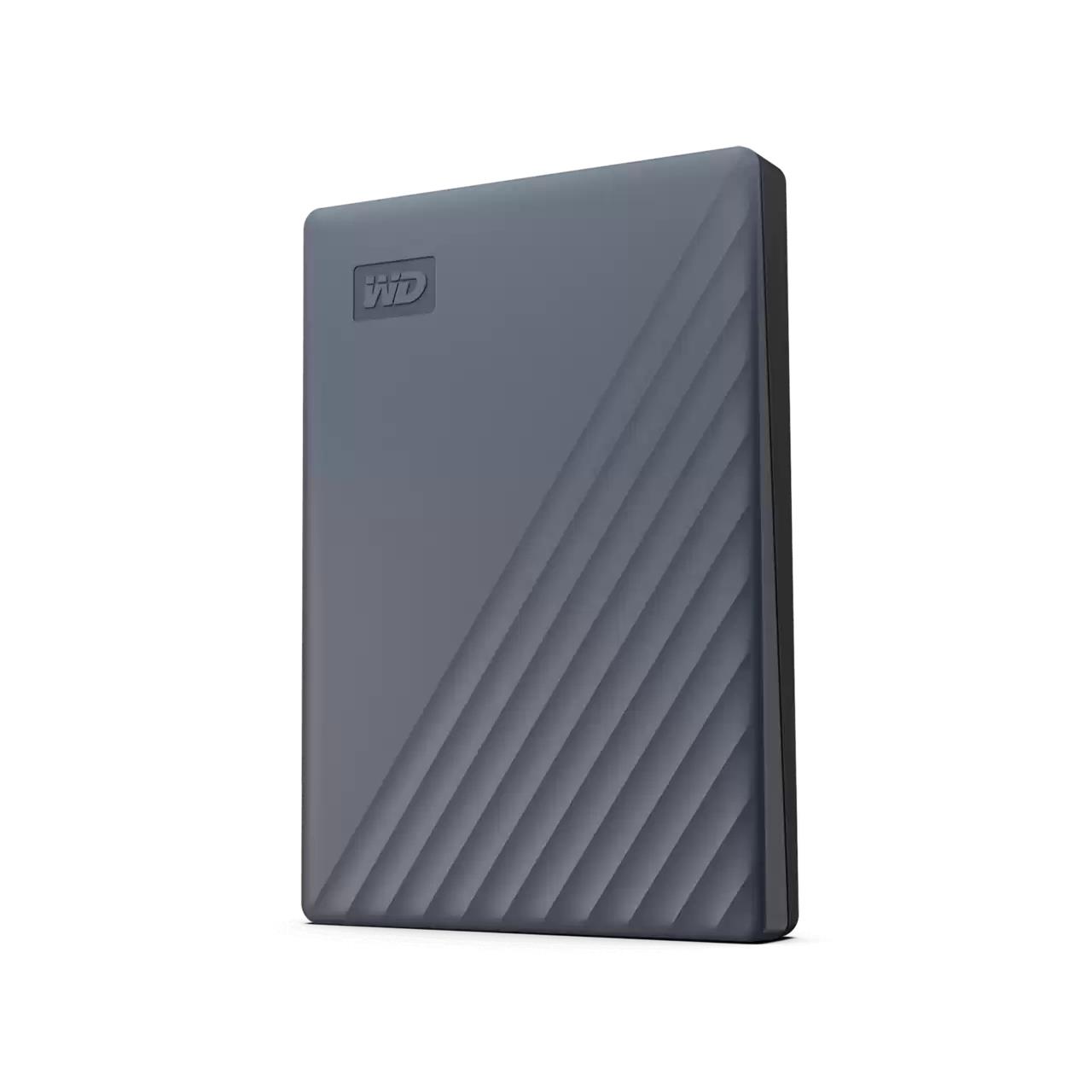 External HDD WESTERN DIGITAL My Passport WDBWML0020BGY-WESN 2TB USB-C Colour Grey WDBWML0020BGY-WESN