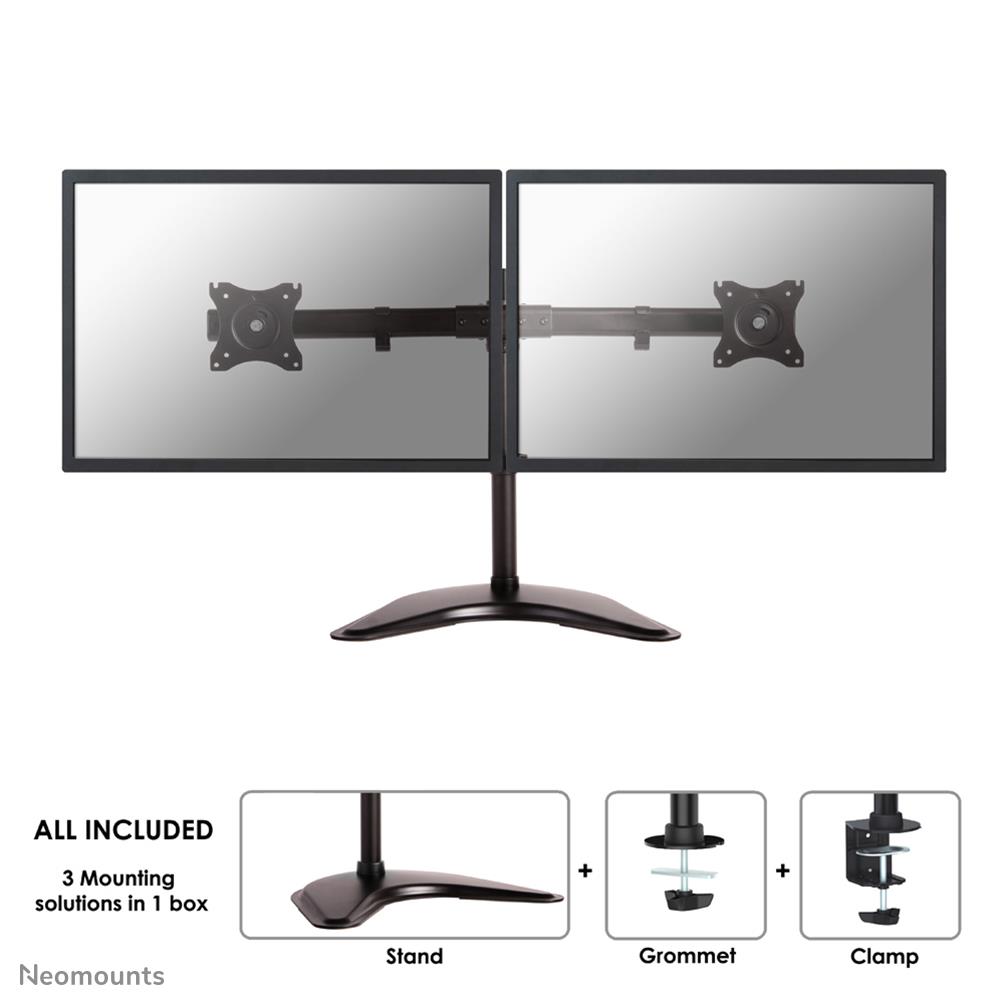 MONITOR ACC DESK MOUNT/10-27" NM-D335DBLACK NEOMOUNTS - Image 2