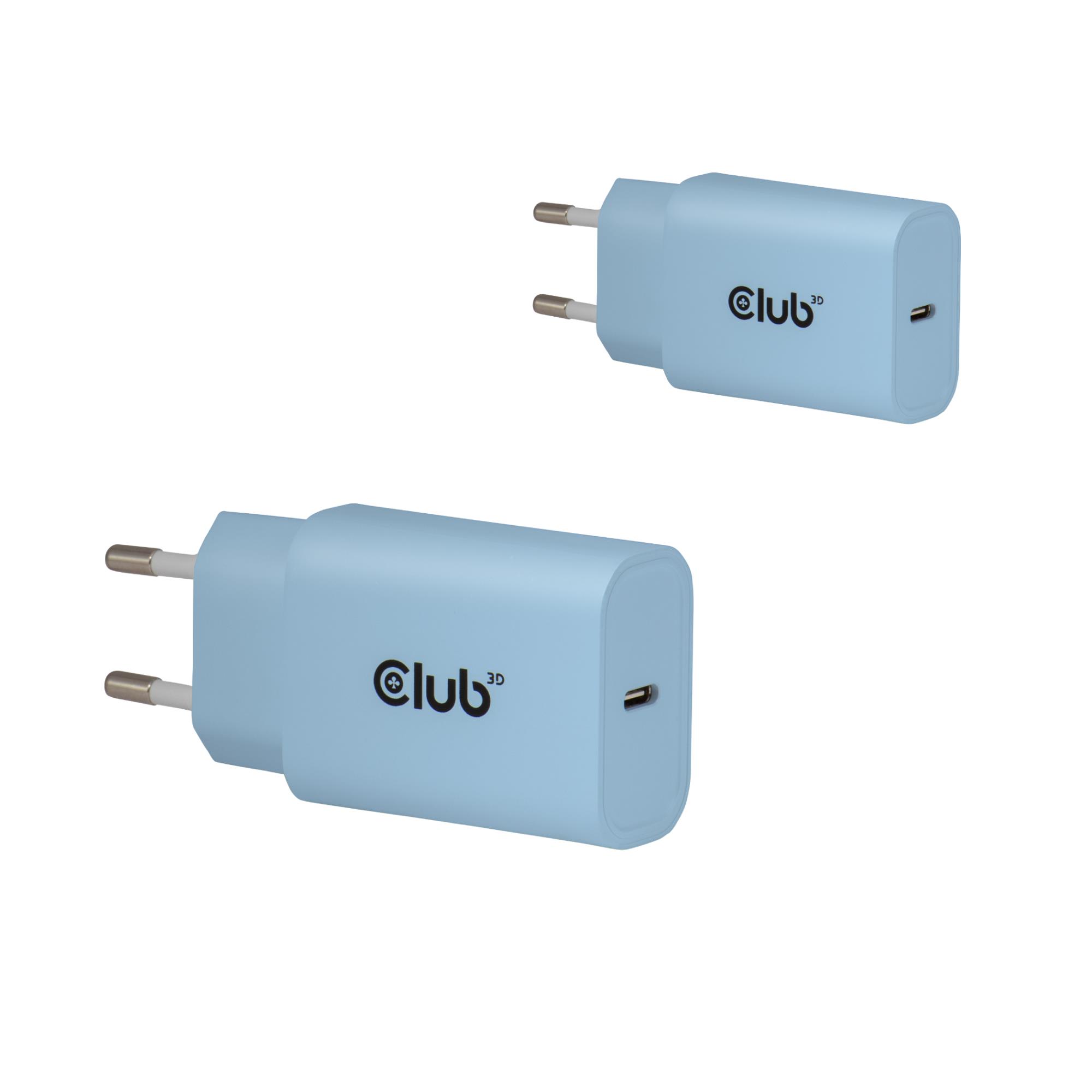 MOBILE CHARGER WALL USB-C/2PACK 30W BLUE CAC-3022 CLUB3D - Image 2