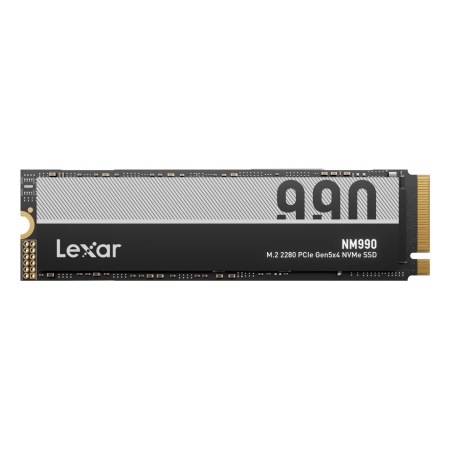 SSD LEXAR NM990 1TB M.2 NVMe Write speed 7500 MBytes/sec Read speed 14000 MBytes/sec 2.45mm TBW 750 TB MTBF 1500000 hours LNM990X001T-RNNNG