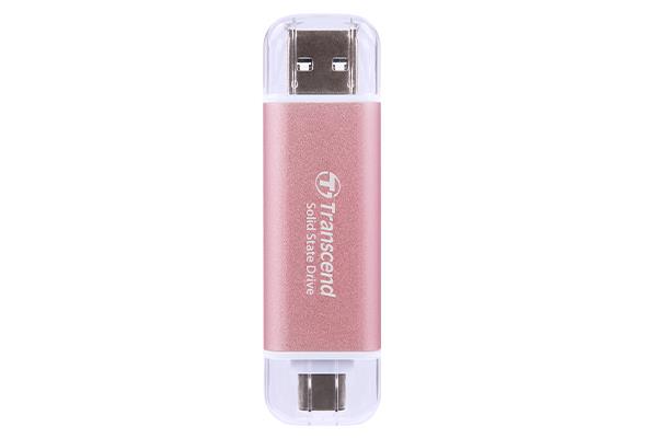 External SSD TRANSCEND ESD310 512GB USB-C USB 3D NAND Write speed 900 MBytes/sec Read speed 1050 MBytes/sec TS512GESD310P