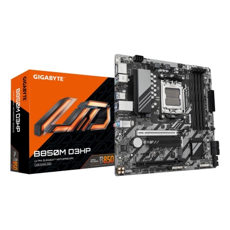 Mainboard GIGABYTE AMD B850 Socket AM5 micro ATX RAM DDR5-SDRAM 4xSlots 2xNumber of M.2 (M) slots B850MD3HP1.2