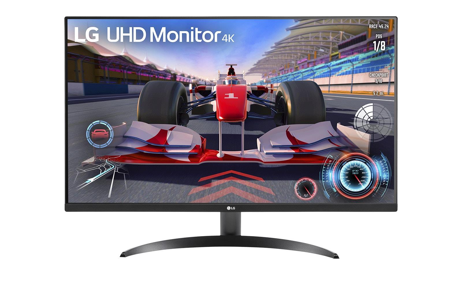 LCD Monitor LG 31.5" 4K Panel VA 3840x2160 16:9 4 ms Speakers Swivel Pivot Height adjustable Tilt Colour Black 32UR550-B