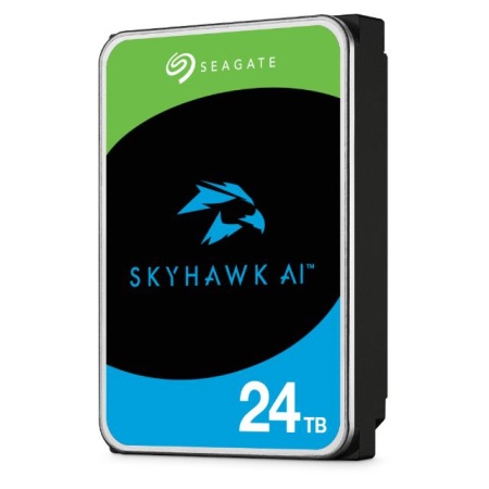 HDD SEAGATE SkyHawk AI 24TB 256 MB 7200 rpm Discs/Heads 10/20 3,5" ST24000VE002