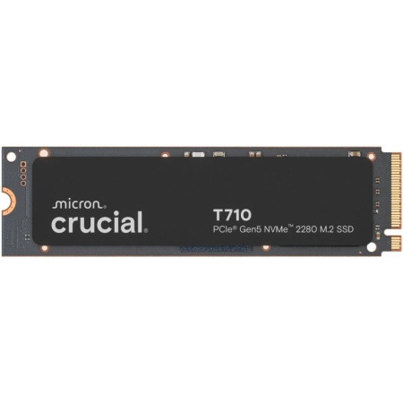SSD CRUCIAL T710 2TB M.2 PCIe Gen5 NVMe Write speed 13800 MBytes/sec Read speed 14500 MBytes/sec TBW 1200 TB CT2000T710SSD8