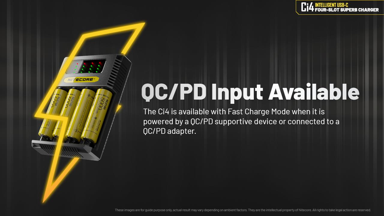 BATTERY CHARGER 4-SLOT/CI4 NITECORE - Image 6