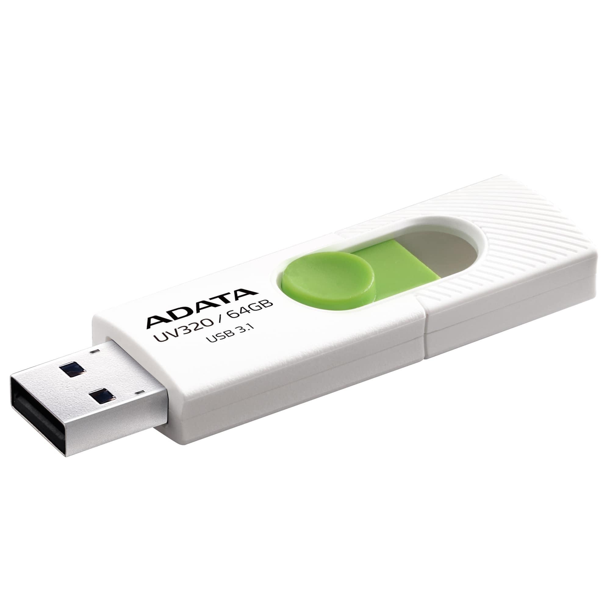 MEMORY DRIVE FLASH USB3.1 64GB/WHITE AUV320-64G-RWHGN ADATA - Image 4