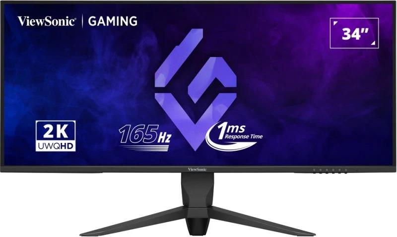 LCD Monitor VIEWSONIC 34" Gaming/21 : 9 Panel VA 3440x1440 21:9 165 Hz Matte 1 ms Swivel Height adjustable Tilt Colour Black VX3480-2K-PRO