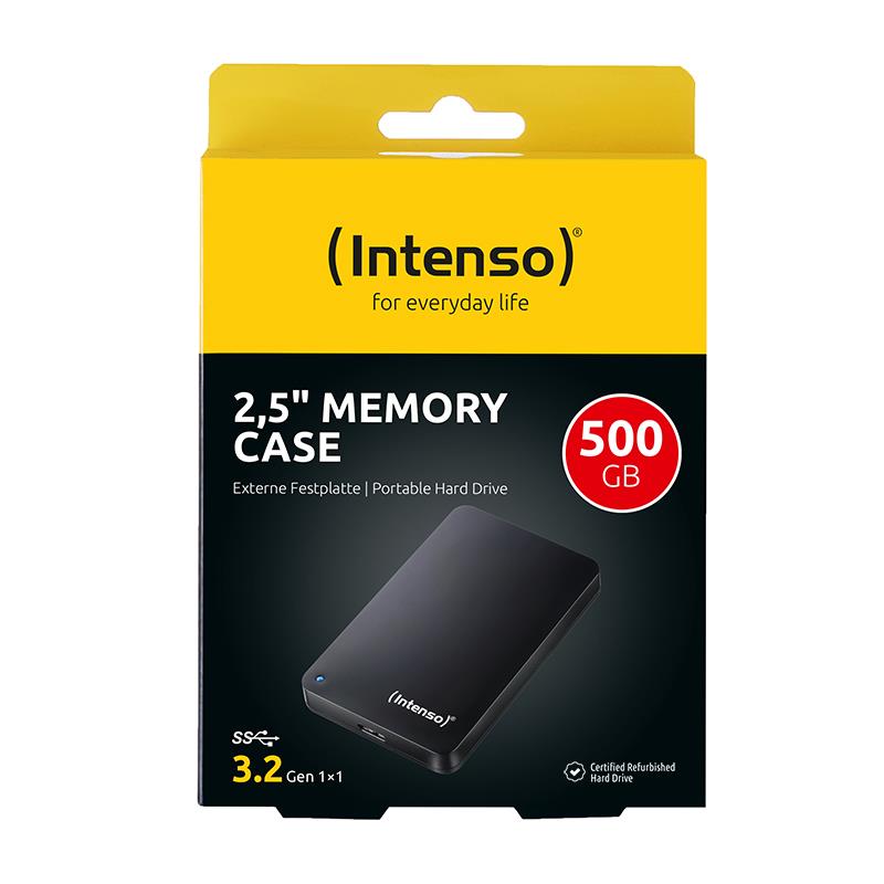 External HDD INTENSO 500GB USB 3.0 Colour Black 6021530 - Image 8