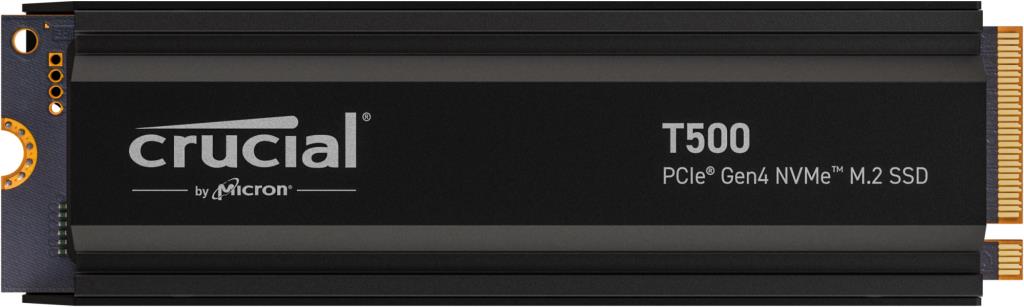 SSD CRUCIAL T500 1TB M.2 PCIe Gen4 NVMe 3D NAND Write speed 6800 MBytes/sec Read speed 7300 MBytes/sec TBW 600 TB CT1000T500SSD5