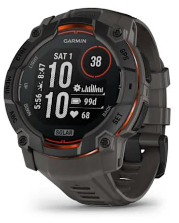 SMARTWATCH INSTINCT 3 SOLAR/BLK/CHARC 010-02935-00 GARMIN - Image 2