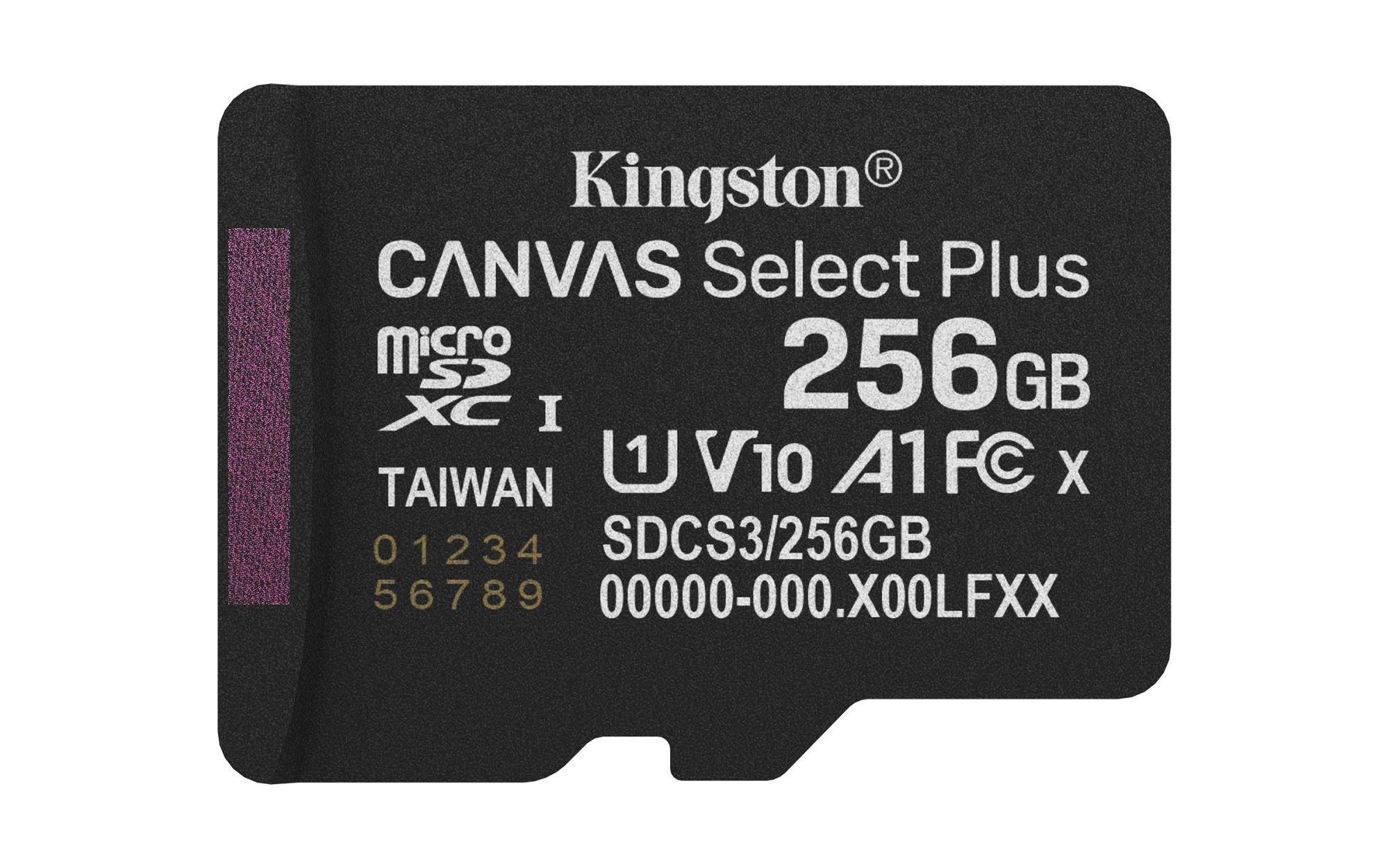 MEMORY MICRO SDXC 256GB UHS-I/W/ADAPTER SDCS3/256GB KINGSTON - Image 5