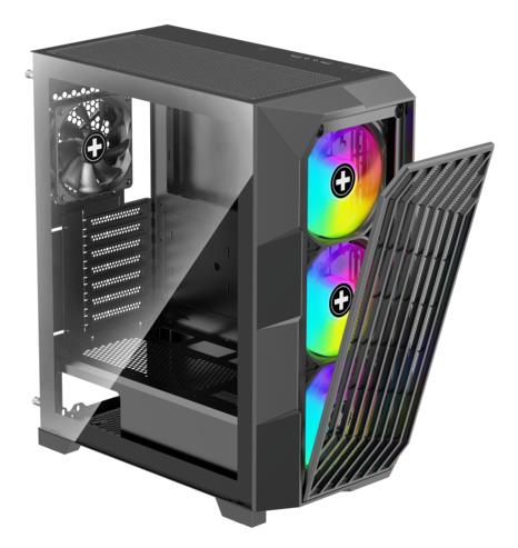 Case XILENCE ATX/micro ATX/Mini-ITX Black Midi Tower PC XILENT BREEZE II X812.ARGB - Image 3