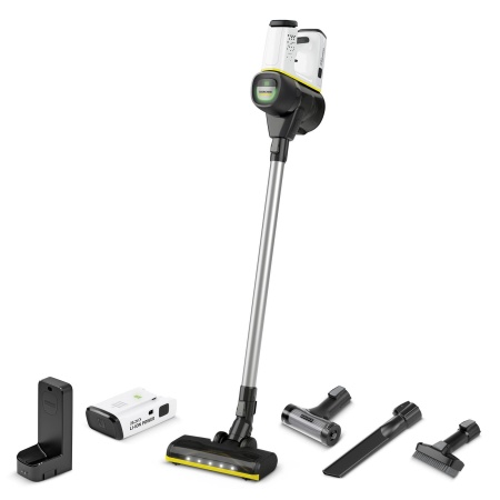 Vacuum Cleaner KARCHER Cordless vacuum cleaner VC 6 Cordless ourFamily Battery Plus Upright/Cordless/Bagless Capacity 0.8 l Noise 78 dB White Weight 2.6 kg 1.198-677.0
