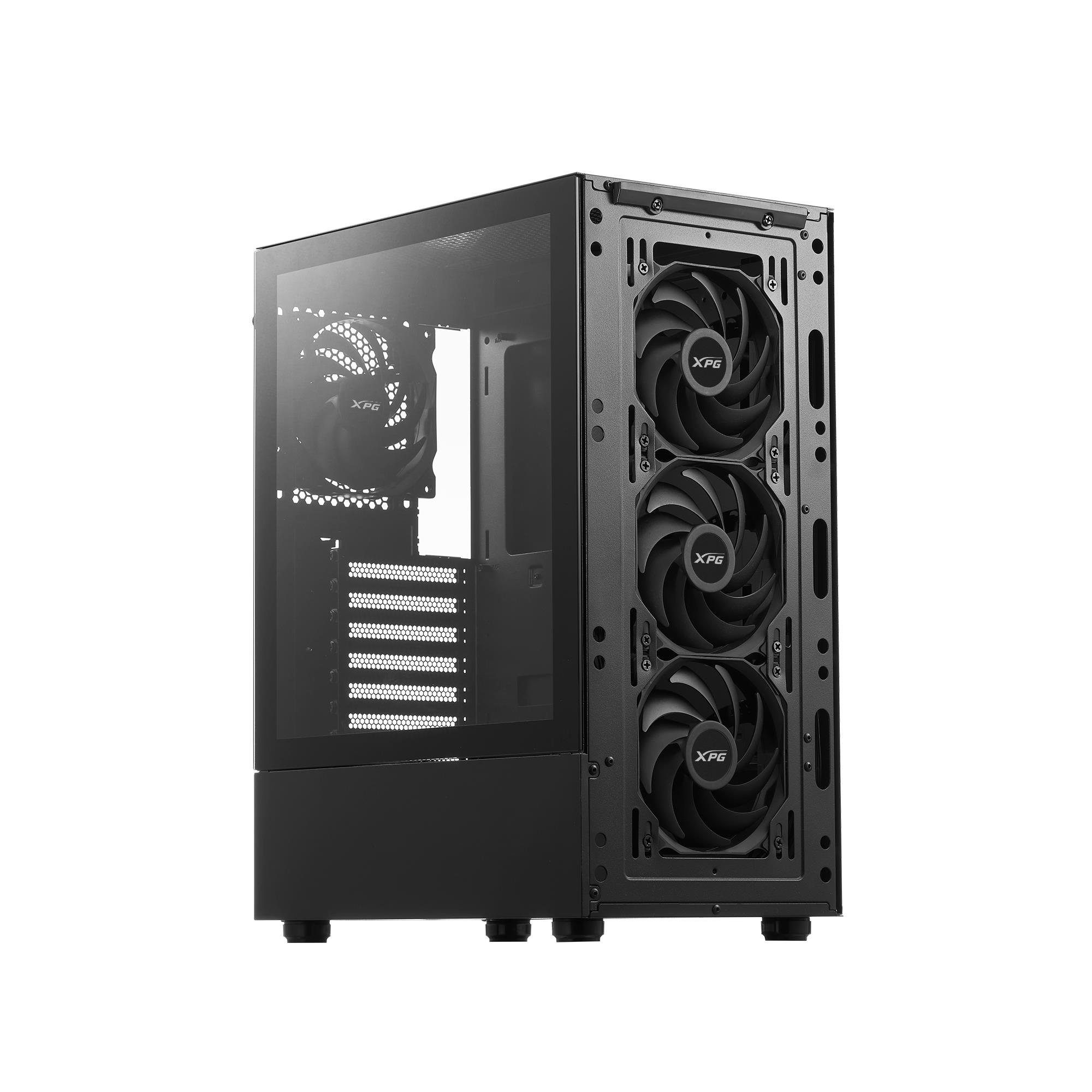 Case ADATA VALOR MESH MidiTower Case product features Transparent panel ATX MicroATX MiniITX Colour Black VALORMESHMT-BKCWW - Image 8